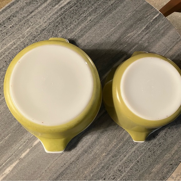 Pyrex 474, 473 olive verde with casserole dish with lids - Picture 13 of 15